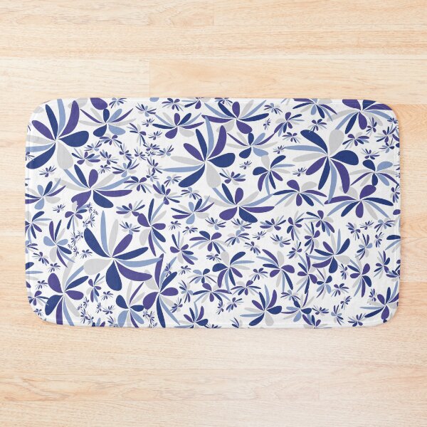 Item preview, Blue flowers designed and sold by pompelmouss.