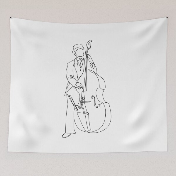 Item preview, Line Art Of Cello For Cello Player And Musicians -  Not A Violin designed and sold by Funwithmusic.