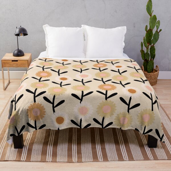 Item preview, Modern Daisy Floral Pattern Neutral designed and sold by Octavia Soldani.