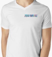 Camiseta para hombre de cuello en v John Wayne