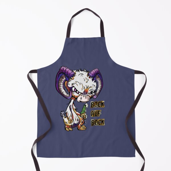 Item preview, Purple and Orange Cartoon German GOAT: Bock auf Bock designed and sold by iduzarts.