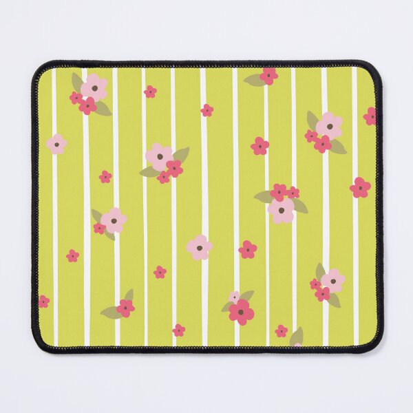 Item preview, Yellow and pink floral pattern designed and sold by Terelaska.