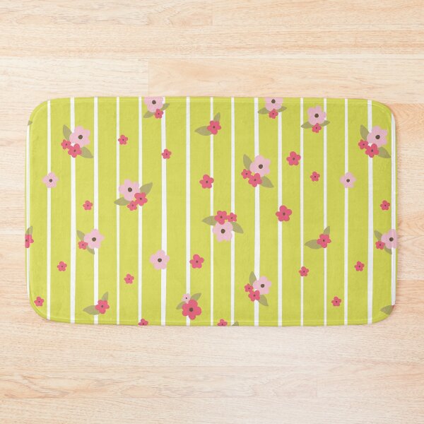 Item preview, Yellow and pink floral pattern designed and sold by Terelaska.
