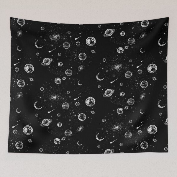 Item preview, White Circle Space Illustration designed and sold by artofclaire.