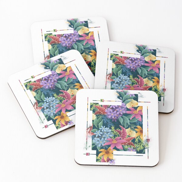 Item preview, Floral Square Design designed and sold by Vinicius Brisola.