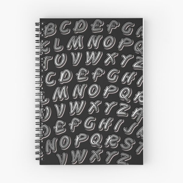 Item preview, English alphabet with distinctive design. designed and sold by storefunnypets.