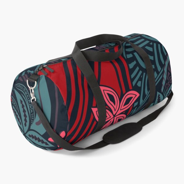 Item preview, Polynesian - Hawaiian - Samoan Midnight Tribal Floral  designed and sold by sunnthreads.