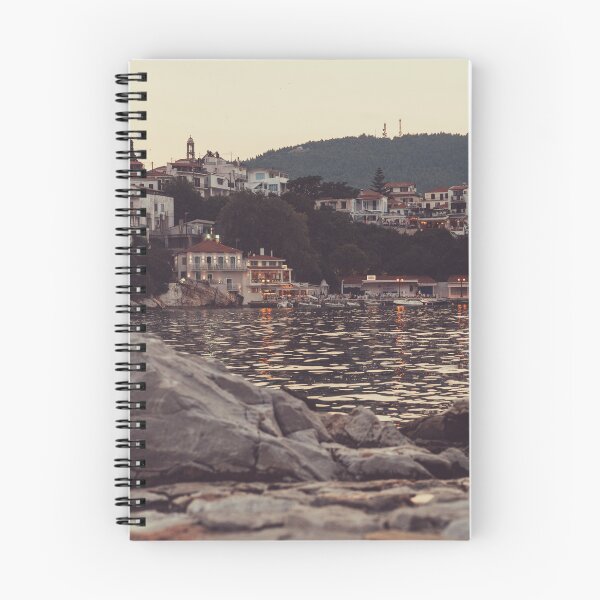 Item preview, Skiathos -  Evening view of the old port designed and sold by skiathoscrafts.