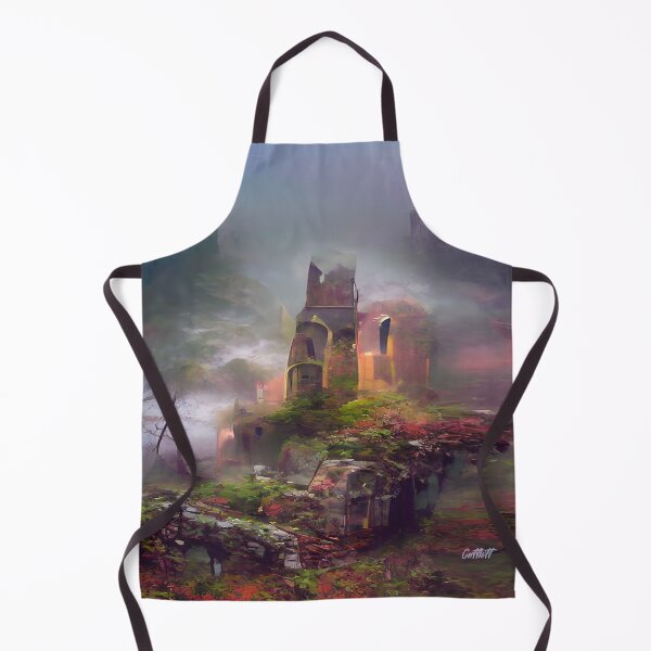 Item preview, Ancient Church Ruins - Archeology - Mist and Fog - Church designed and sold by CattlettArt.