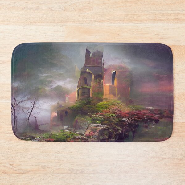Item preview, Ancient Church Ruins - Archeology - Mist and Fog - Church designed and sold by CattlettArt.