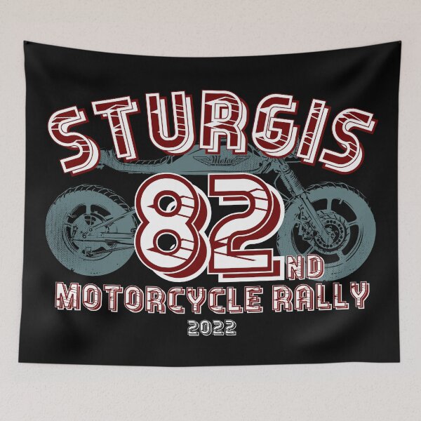 Item preview, 82 Sturgis Motorcycle Rally 2022 red designed and sold by PincGeneral.