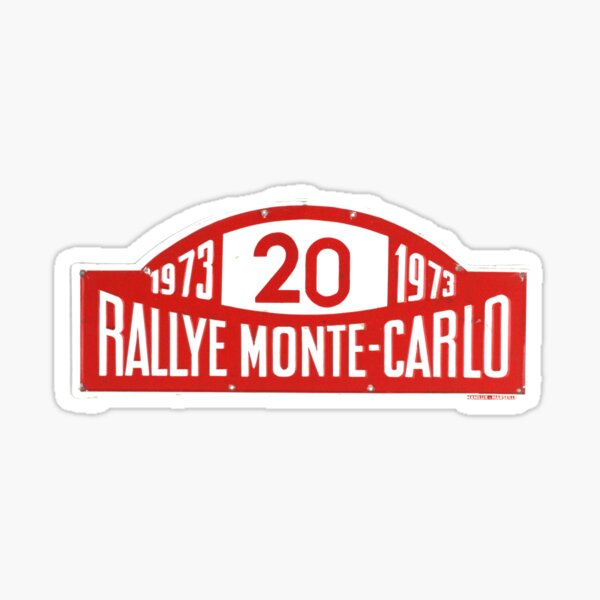 RALLYE MONTE CARLO 9*4,5 CM A454 // ECUSSON PATCH AUFNAHER TOPPA 
