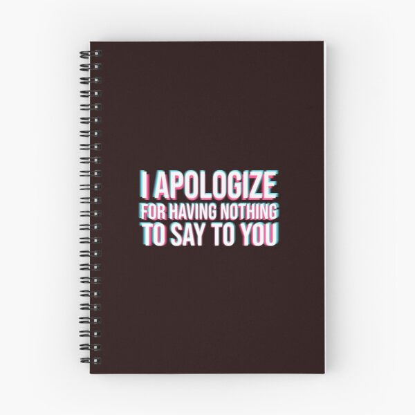 Item preview, Apologize for having nothing to say to you. designed and sold by tuapekkong2001.