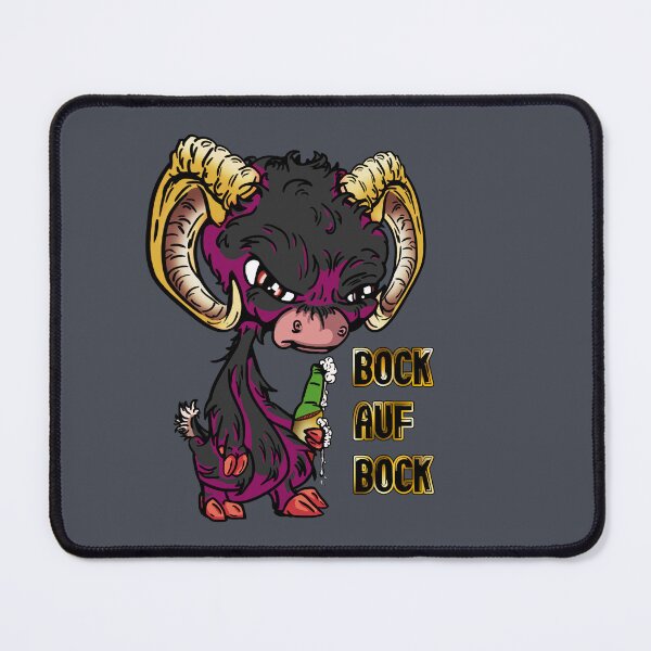 Item preview, Black Cartoon German GOAT: Bock auf Bock designed and sold by iduzarts.