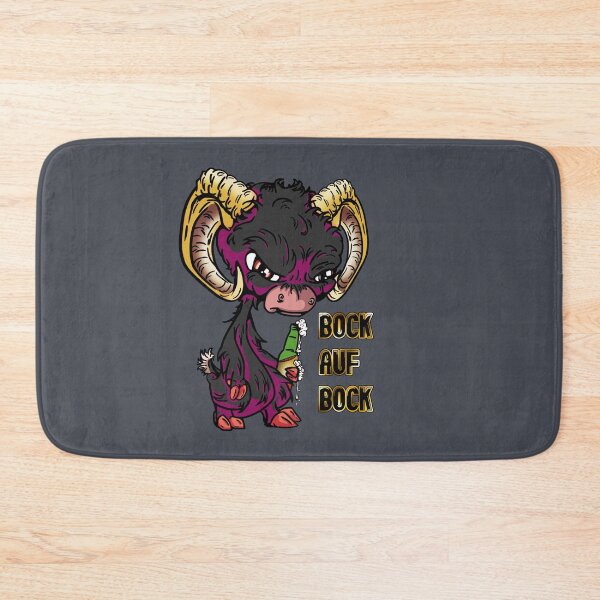 Item preview, Black Cartoon German GOAT: Bock auf Bock designed and sold by iduzarts.