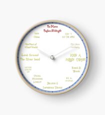 Whistle While You Work - Snow White Inspired Clock Clock