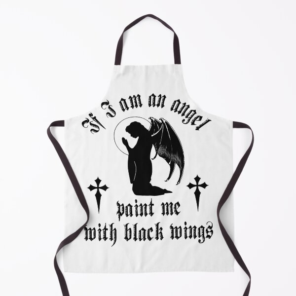 Aperçu de l'œuvre Bravery Lively Strong Good Si je suis un ange, peignez-moi avec des ailes noires Anne Rice Retro créée et vendue par CoreynBissettyn.