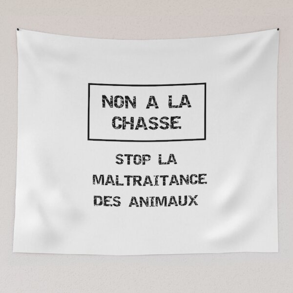 Item preview, No to hunting yes to animals designed and sold by Catcrea.
