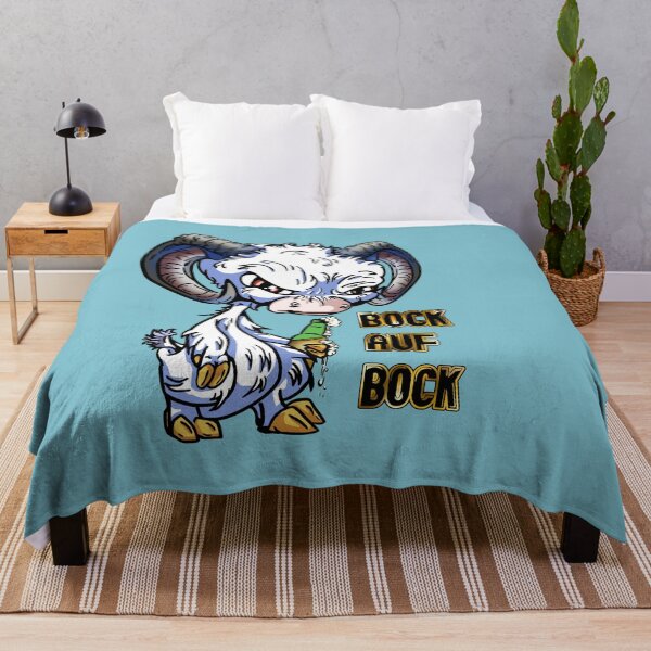 Item preview, White Cartoon German GOAT: Bock auf Bock designed and sold by iduzarts.