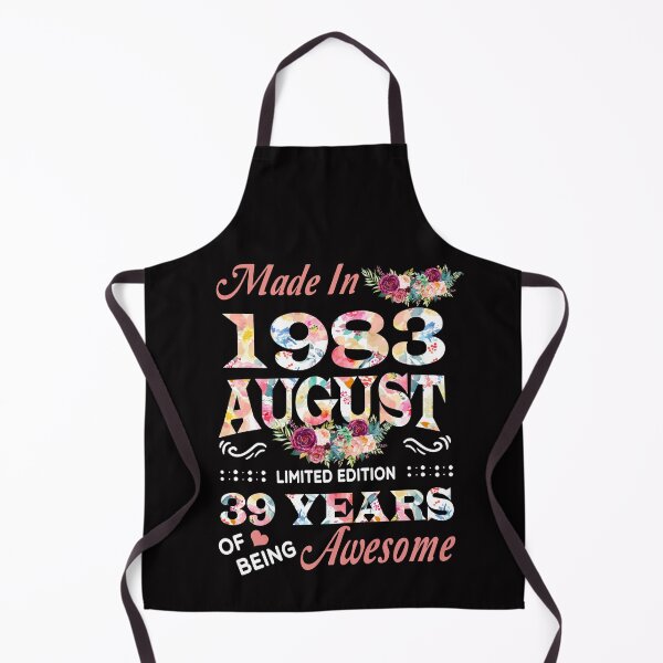 Item preview, August Flower Made In 1983 39 Years Of Being Awesome designed and sold by AperAmyiah.
