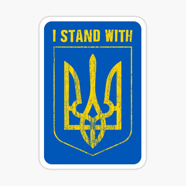 Item preview, I Stand with Ukraine designed and sold by ericthemagenta.
