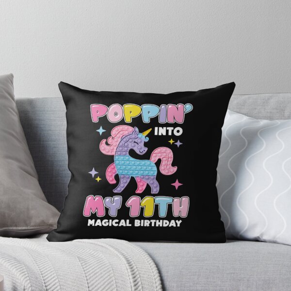 Item preview, Popping Into My 11th Magical Birthday Unicorn Pop It Fidget Kids designed and sold by Master Jay.