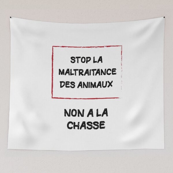 Item preview, anti-hunting protest designed and sold by Catcrea.