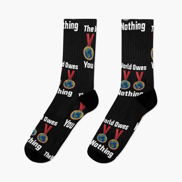 Item preview, The world owes you nothing designed and sold by Designhub14.