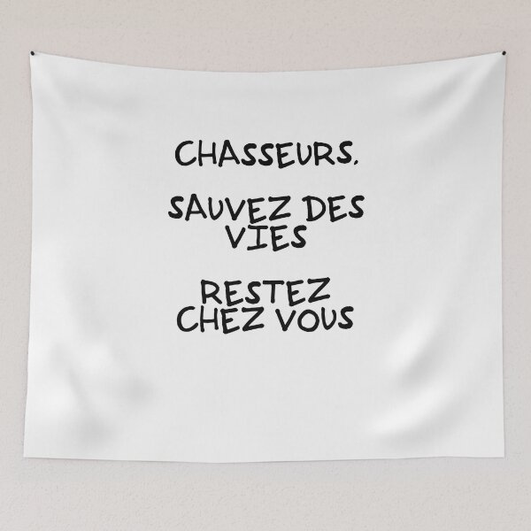 Item preview, anti hunting humor designed and sold by Catcrea.