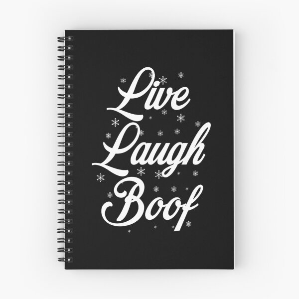 Item preview, Live Laugh Boof - Black White Retro Typography | Funny Ironic Memes designed and sold by Delandor.