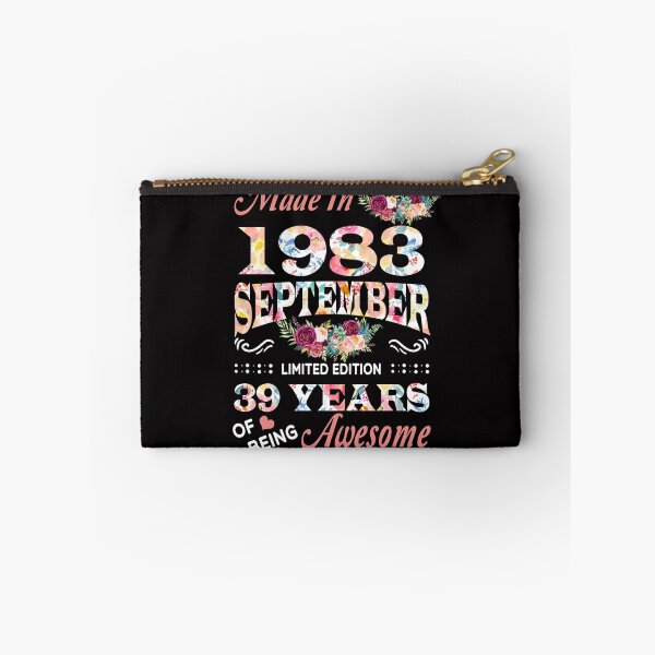Item preview, September Flower Made In 1983 39 Years Of Being Awesome designed and sold by AperAmyiah.