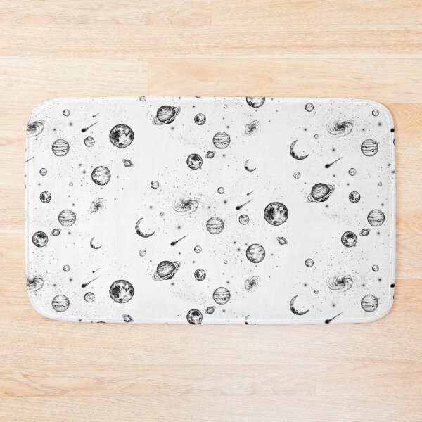 Item preview, Black and White Circle Space Illustration designed and sold by artofclaire.