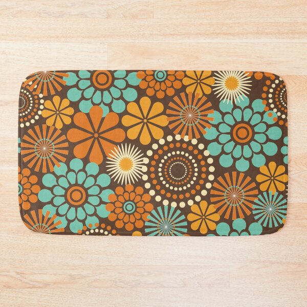 Item preview, Vintage Retro Floral Pattern 70’s Aesthetic designed and sold by iketo90.
