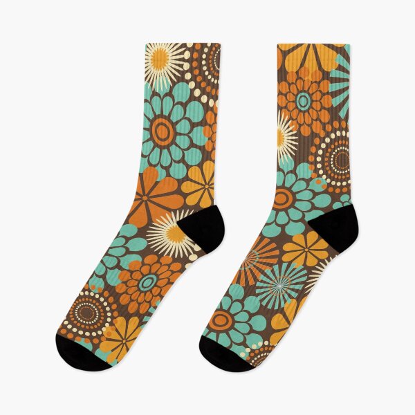 Item preview, Vintage Retro Floral Pattern 70’s Aesthetic designed and sold by iketo90.