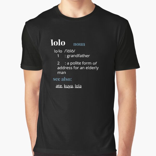 Lolo Means Grandfather (Filipino Term Defined) Poster for Sale by  DastardLee