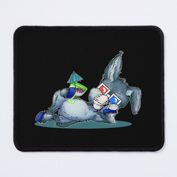 Item preview, Drunk Party Animal Donkey Cartoon designed and sold by iduzarts.