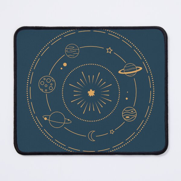 Item preview, NAVY BLUE GOLDEN SOLAR SYSTEM designed and sold by Vic Torys ☆.