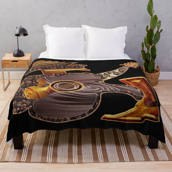 Item preview, FUELED BY COFFEE, COUNTRY MUSIC AND JAZZ - A PERFECT GIFT FOR JAZZMEN AND GUITARISTS WHO LOVE COFFEE. designed and sold by Ralek.