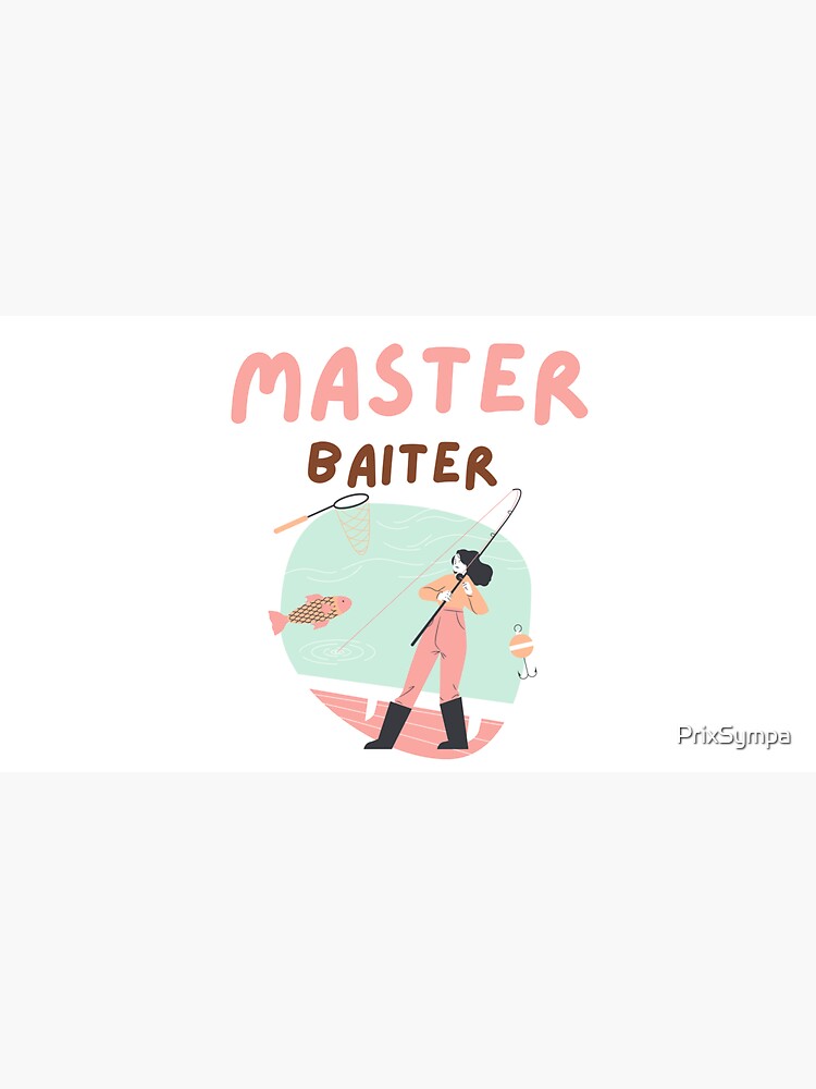 master baiter funny fishing shirts for men master baiter | Cap