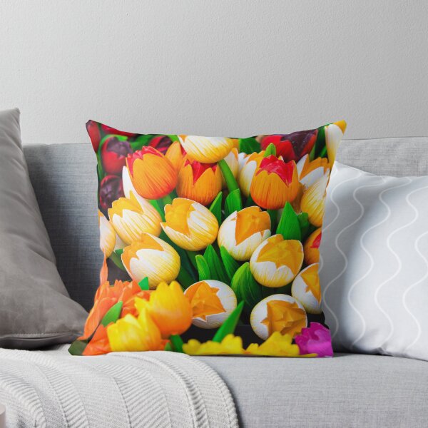 Item preview, Wooden tulips souvenirs painted in vivid colours designed and sold by Stanciuc.