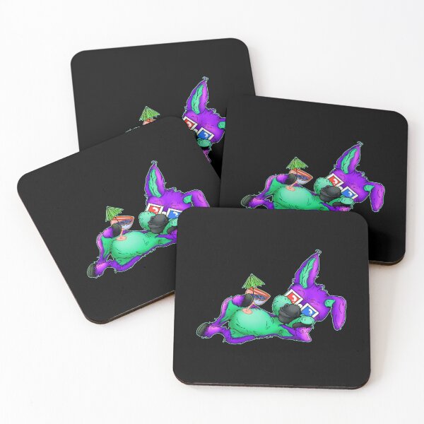 Item preview, Drunk Party Animal Donkey Cartoon - Purple designed and sold by iduzarts.
