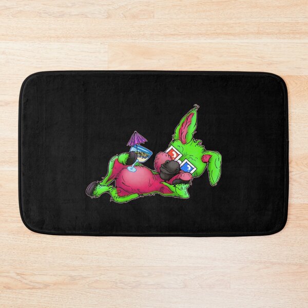 Item preview, Drunk Party Animal Donkey Cartoon - Green and Pink designed and sold by iduzarts.