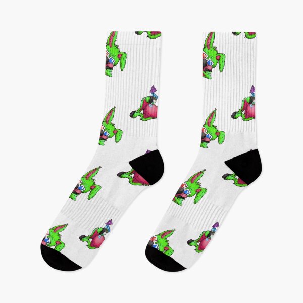 Item preview, Drunk Party Animal Donkey Cartoon - Green and Pink designed and sold by iduzarts.