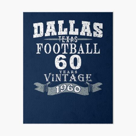 Retro Dallas Football Texas 1960 Navy Blue Cowboys Sweatshirt