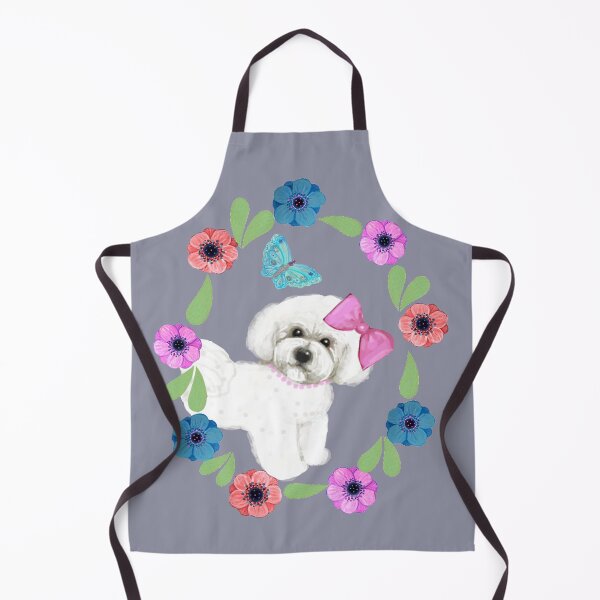 Item preview, Bichon Frise and Butterflies designed and sold by MagentaRose.