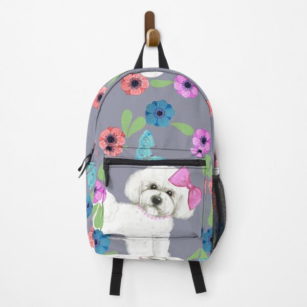 Bichon Frise and Butterflies Backpack