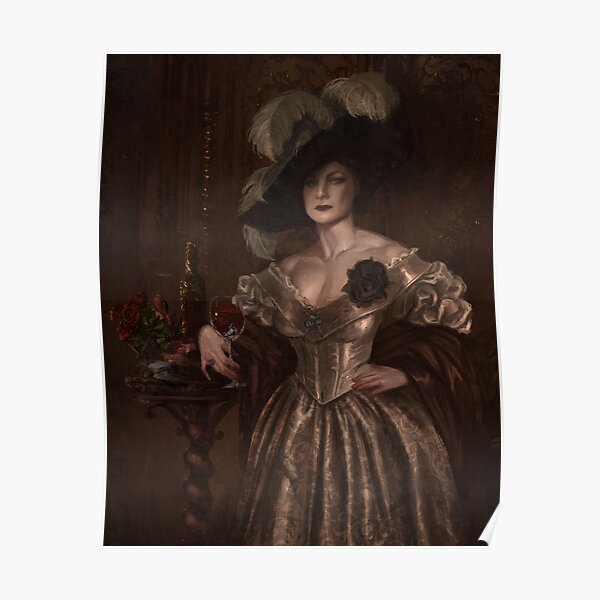 Alcina Dimitrescu Poster For Sale By Caiosantos Redbubble 8503