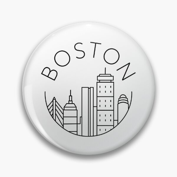 Item preview, Boston Skyline Illustration designed and sold by artofclaire.