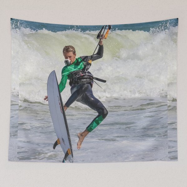 Item preview, Surfer Using A Kite designed and sold by fouzy.