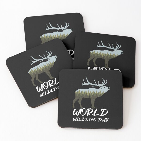 Item preview, World wildlife day designed and sold by Wooden-rack.